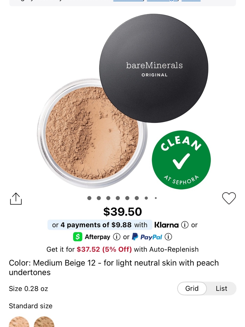 bareMinerals Original Loose Powder Foundation